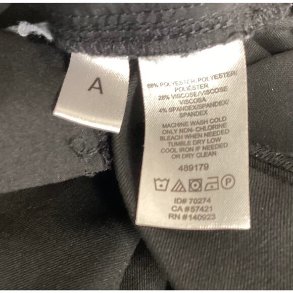 Loft Women’s Black Pants | Nautical Gold Buttons | Size 8 - Picture 7 of 8